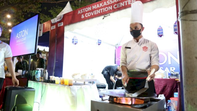 Chef Hotel Makassar, Adu Skill di Zona 1 Festival F8 Makassar