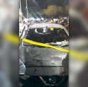 Heboh Mobil Terbakar Tengah Malam Depan Unhas, Ternyata ini Penyebabnya