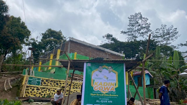 Kadin Gowa Jadi Lokomotif Pembangunan Masjid Layak Ibadah di Kabupaten Gowa