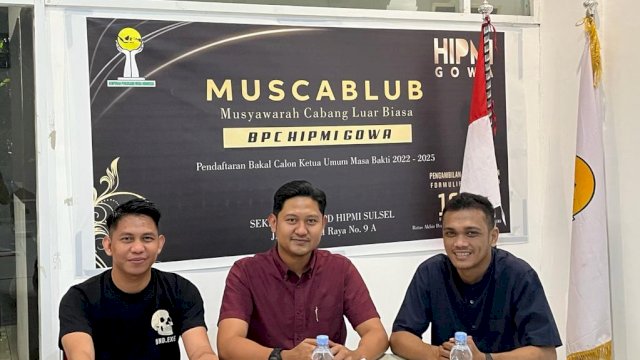 BPC Hipmi Gowa akan Gelar Muscablub 23 September Mendatang, Calon Ketua Sudah Ditentukan