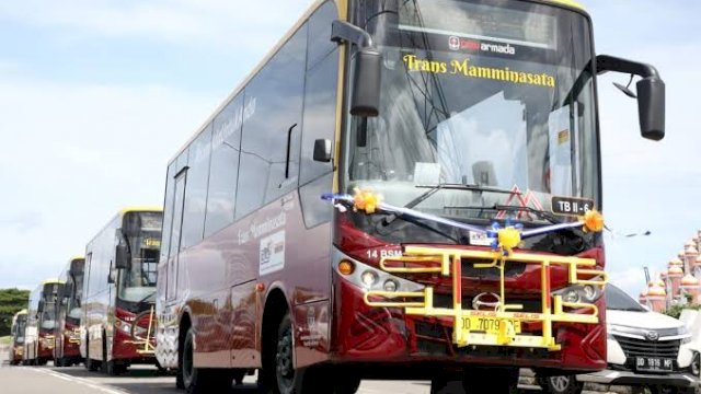 Pemerintah Provinsi (Pemprov) Sulsel sedang melakukan kajian penerapan tarif Teman Bus Mamminasata/INT