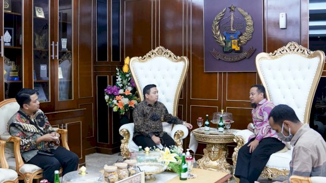 Gubernur Andi Sudirman saat menerima Satuan Tugas (Satgas) Koordinasi Supervisi dan Pencegahan (Korsupgah) KPK Wilayah IV di Kantor Gubernur Sulsel, 26 September 2022/IST
