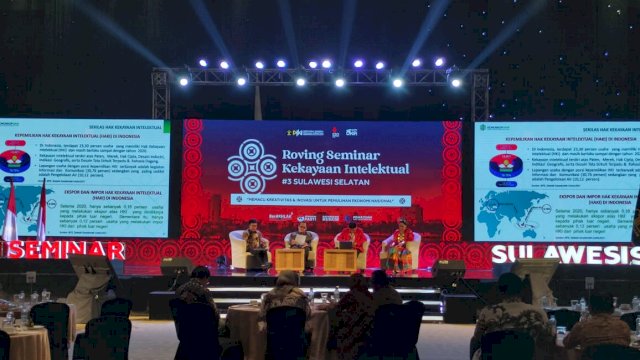 Roving Seminar Kekayaan Intelektual yang diadakan di Hotel Four Point, Kamis (29/9/2022). Foto: Portalmedia/Al Fath