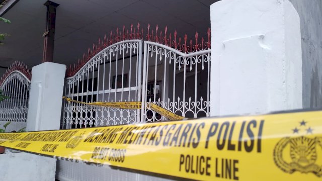 Rumah Sahruni, pria paruh baya yang cabuli anak di bawah umur (6) yang merupakan tetangganya sendiri. Foto: Portalmedia/Reza