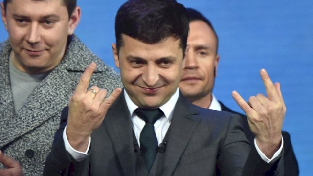 Presiden Ukraina Volodymyr Zelensky 