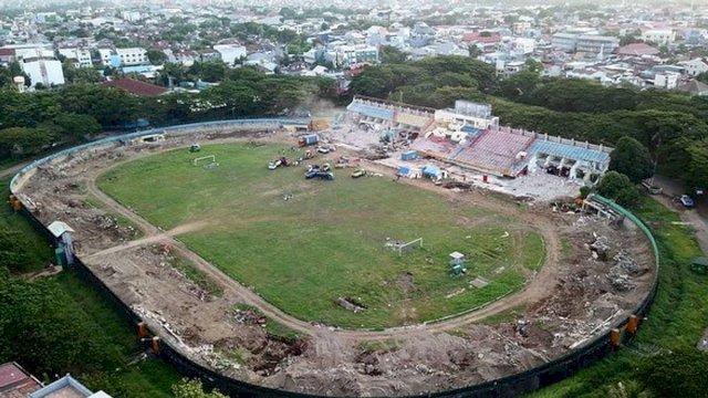 stadion Mattoanging Makassar usai dibongkar (int)