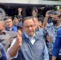 Anies Baswedan Sambangi AHY,  Disambut Teriakan Kemenangan 