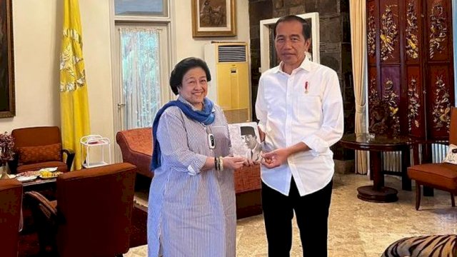 Megawati dan Jokowi Dialog di Batu Tulis, Ini yang Dibahas
