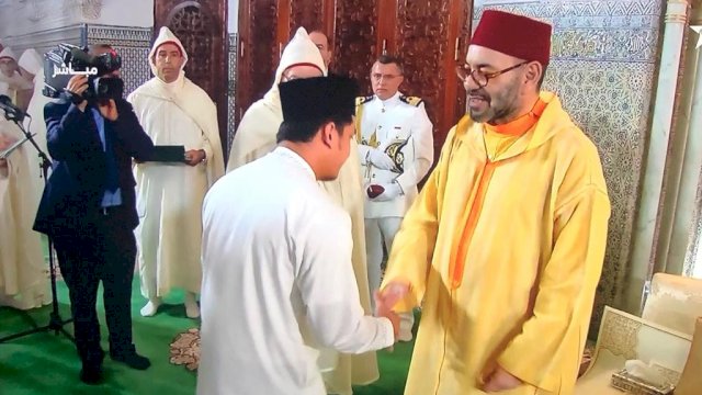 Farhan Muhammadi mendapatkan kehormatan dari Raja Maroko, Muhammad VI/IST