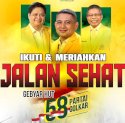 Gelar Jalan Sehat se Indonesia pada HUT ke 58, Golkar Target Rekor MURI