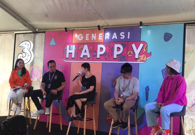 Hadirkan Najwa Shihab, Tri Ajak Gen Z Budayakan Literasi Digital Lewat Program &ldquo;Generasi Happy&rdquo; di Makassar