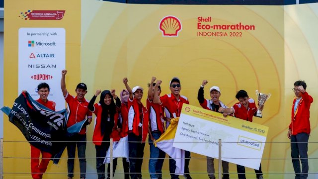 Tim Indonesia Dominasi Gelar Juara pada Shell Eco-marathon Indonesia 2022 Di Sirkuit Mandalika