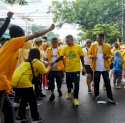 228 Ribu Warga Sulsel Ramaikan Jalan Santai HUT Golkar