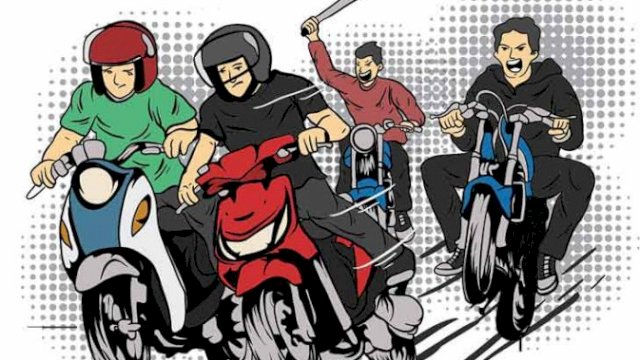 Geng Motor Kian Beringas: Terbaru, Jurnalis RRI Makassar Jadi Korban