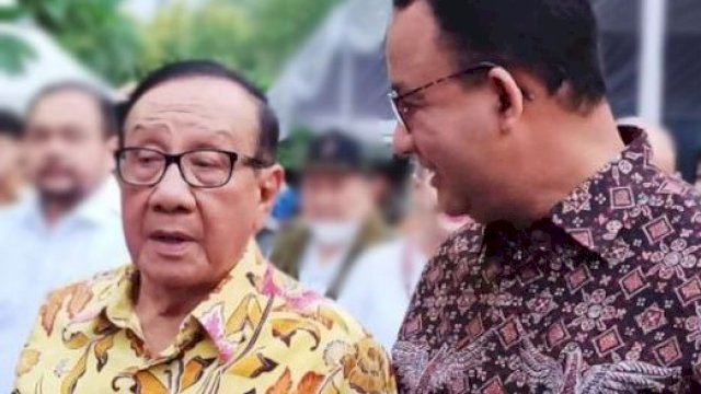 Kebersamaan Akbar Tanjung dan Anies Baswedan. Foto: ist 