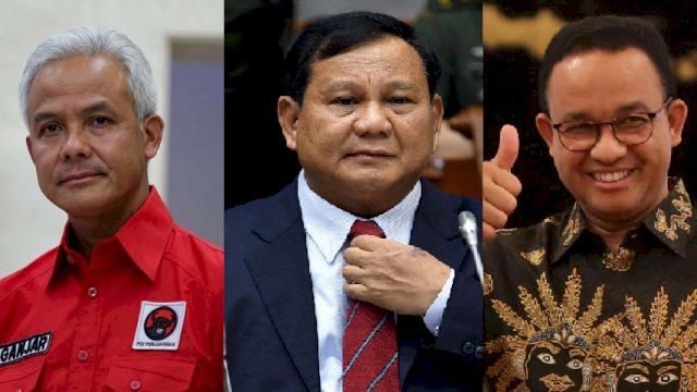Survei Litbang Kompas: Elektabilitas Ganjar dan Prabowo Naik, Anies Turun Signifikan