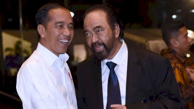 Surya Paloh dan Presiden Jokowi. Foto: dok CNN