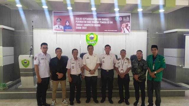 Citizen Report: Peringati Hari Sumpah Pemuda, Disparpora Barru Gelar Dialog Kepemudaan