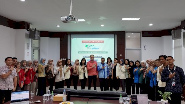 Kampanye Anti Korupsi, BPJS Ketenagakerjaan Beri Edukasi pada Karyawan 