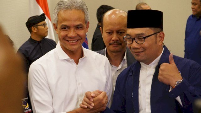 Ganjar Pranowo dan Ridwan Kamil. Foto: dok kumparan