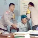 Ketiduran di Lokasi Usai Mencuri, Saat Bangun Maling Ini Langsung Diborgol Polisi