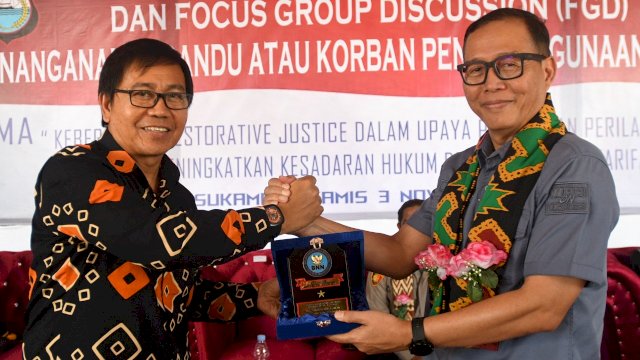 Deklarasi Kampung Tangguh Bersinar oleh Polres Luwu Utara bersama Wakil Bupati Suaib Mansur/Ist