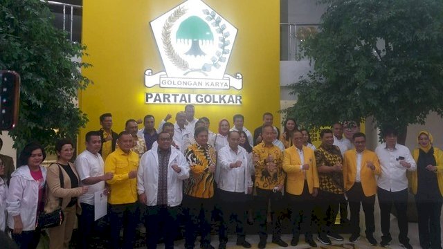DPP Golkar bertemu dengan perwakilan 18 relawan Presiden Jokowi untuk bahas Musra. Foto: dok kumparan