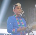 Ketua DPRD Rudianto Lallo Bacakan Sejarah Makassar di HUT ke-415 Kenakan Baju Adat Toraja