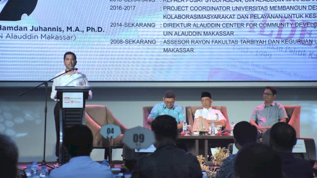 Rektor Universitas Islam Negeri (UIN) Alauddin Makassar, Hamdan Juhanis(Portal Media/Al Fath) 