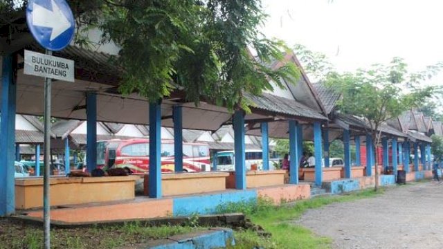 Terminal Mallengkeri, salah satu Terminal Tipe B di Sulsel. Terminal ini belum diserahkan ke Pemprov Sulsel.