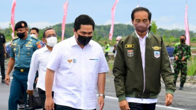 Erick Thohir dan Presiden Jokowi