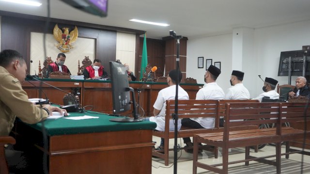 Sidang lanjutan kasus pembunuhan pegawai honorer Dishub Makassar, Najamuddin Sewang digelar di Pengadilan Negeri (PN) Makassar, Rabu (23/11/2022) /IST