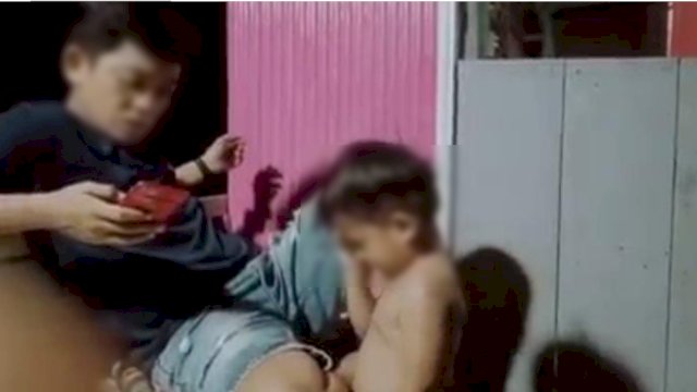 Potongan gambar sebelum terjadi aksi penganiayaan. Foto: ist