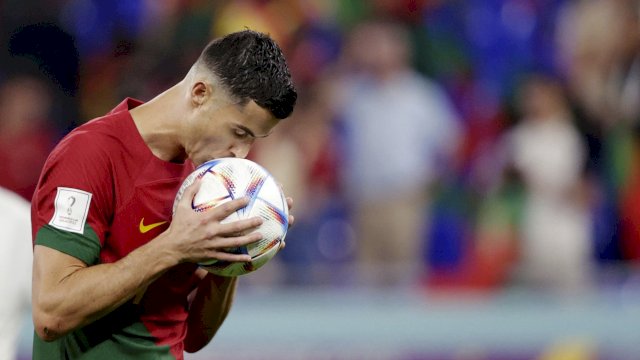 Penyerang Portugal Cristiano Ronaldo (goalcom)
