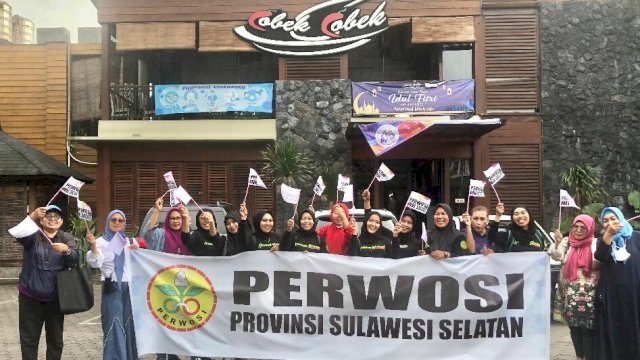 PERWOSI Sulsel Berangkatkan Tim Lomba Senam Kreasi  Tingkat Nasional ke Jakarta