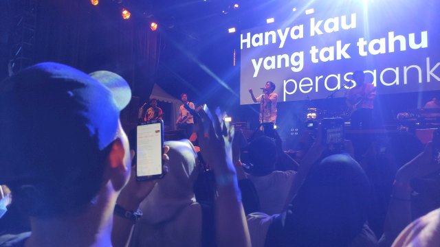 D'Masiv hadir di Makassar dalam acara Connected Fest. Foto: Portalmedia/ Al Fath