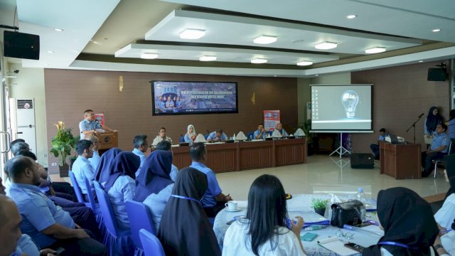 Pelatihan Karyawan Perumda Air Minum Makassar berlangsung di Aula Tirta Dharma, Senin 05/12/2022/IST
