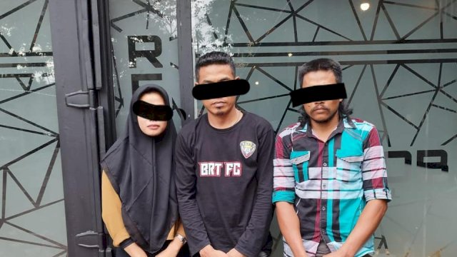 Tiga pelaku diamankan dalam kasus sindikat perdagangan manusia. Foto: dok