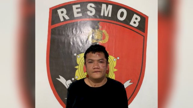 Syamsul Bahri alias Bahri, pelaku pencurian saat diamankan di Mapolsek Rappocini/IST