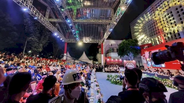 KPU menggelar acara pengundian dan penetapan nomor urut partai politik peserta Pemilu 2024, Rabu (14/12/2022). Foto: dok Liputan6.com