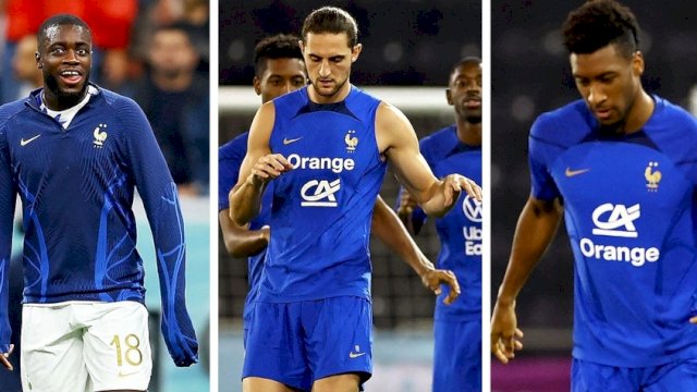 Kingsley Coman, Adrien Rabiot dan Dayot Upamecano