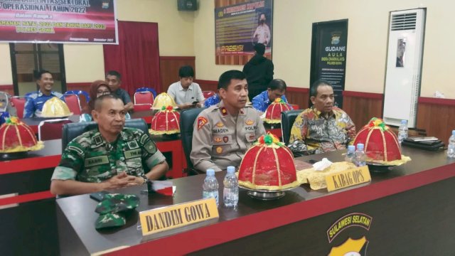 Rapat koordinasi (Rakor) lintas sektoral dalam rangka kesiapan pengamanan jelang Nataru/Ist