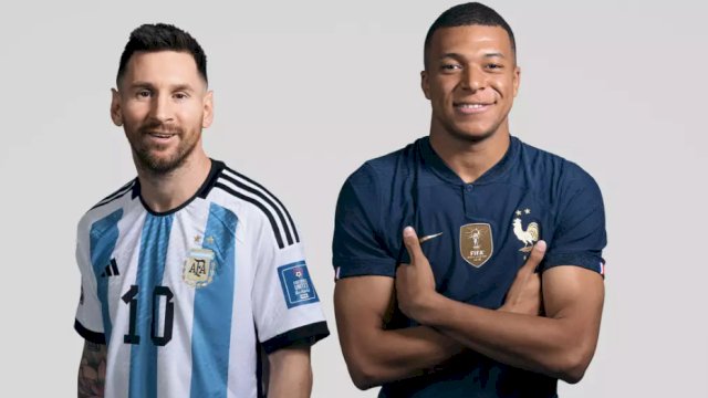 Lionnel Messi (Argentina) V Kylian Mbappe (Prancis)