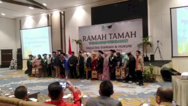 Suasana ramah tamah alumni/sarjana Fakultas Syariah dan Hukum (FSH) UIN Alauddin Makassar. Foto: dok