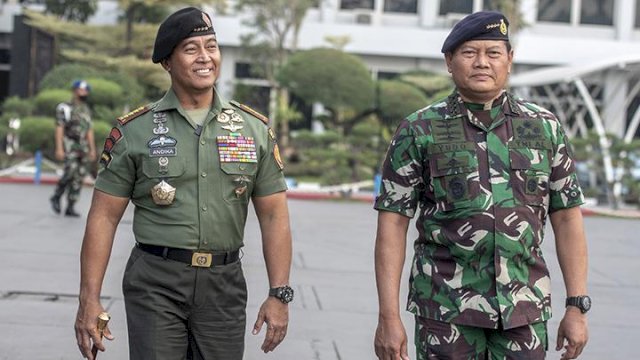 Panglima TNI Jenderal Andika Perkasa dan  Laksamana TNI Yudo Margono. Foto: ist