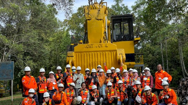 Media visit ke Museum tambang PT Vale Indonesia, Rabu (20/12/22).