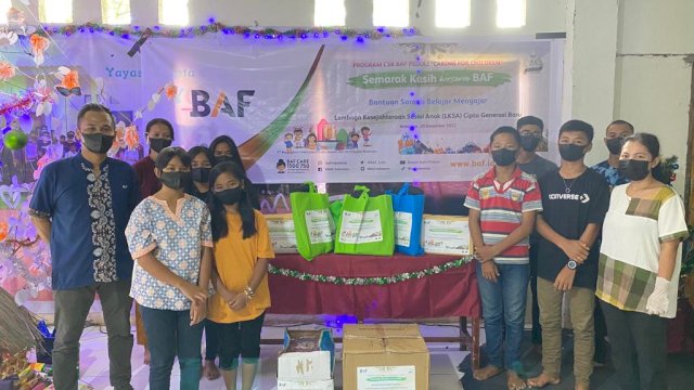 Bentuk kepedulian BAF terhadap anak di Indonesia.