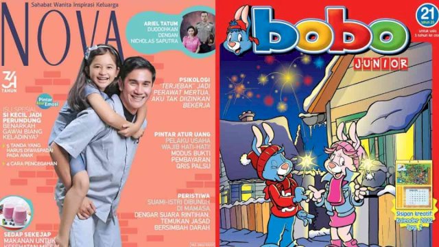 Majalah Bobo, Mombi Hingga Tabloid Nova Berhenti Terbit Mulai Januari 2023