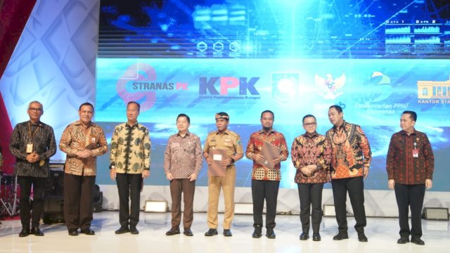 Gubernur Sulsel, Andi Sudirman Sulaiman saat menghadiri Peluncuran Aksi Pencegahan Korupsi Tahun 2023-2024 yang berlangsung di Thamrin Nine Ballroom Jakarta, Selasa (20/12/2022)/IST
