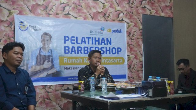 Lintas Artha Gandeng DT Peduli Sulsel Beri Pelatihan Barbershop untuk Difabel
